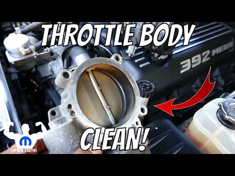 Hemi Throttle Body Cleaning for Challenger Charger 300 SRT8 5.7L 6.1L 6.4L 392