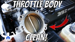 Hemi Throttle Body Cleaning for Challenger Charger 300 SRT8 5.7L 6.1L 6.4L 392