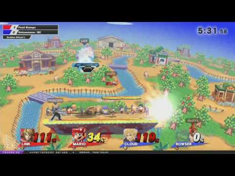 Welfare Pickles (Mario) / Sandbag (Link) vs Deluxemenu (Bowser) / BC (Cloud)