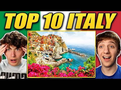 Americans React to Top 10 Places to Visit in Italy!