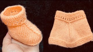 Easy to make two baby shoes/ Booties in hindi. #booties #baby_shoes #socks