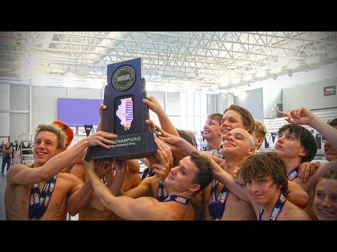 Hinsdale Central boys swimming comfortably wins 2023 IHSA state meet
