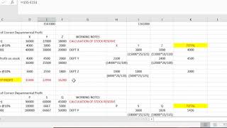 DEPARTMETNAL ACCOUNTS SUM NO 5,7,10 &amp;11