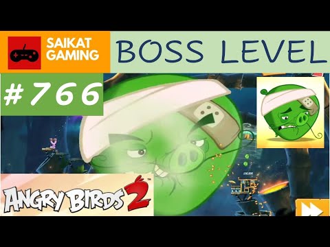 Angry Birds 2 - Level 766 (Boss Level) Gameplay