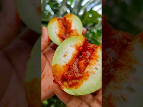 Spicy Guava + Tamarind Pickle 🤤Guava Masala