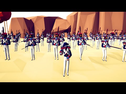CAN 200x FRENCH ARMY CAPTURE ENEMY VILLAGE? - Totally Accurate Battle Simulator TABS