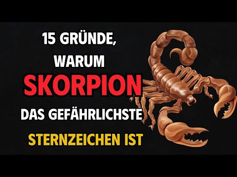 15 Gründe, warum Skorpion das gefährlichste Sternzeichen ist