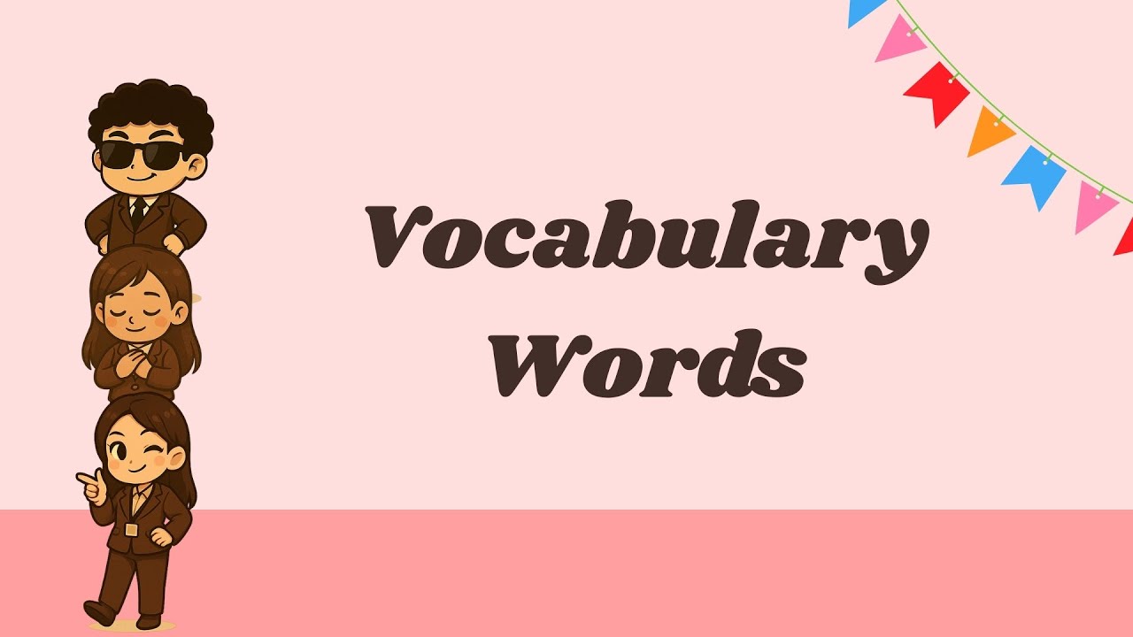 Pronunciation: Vocabulary Unit 3