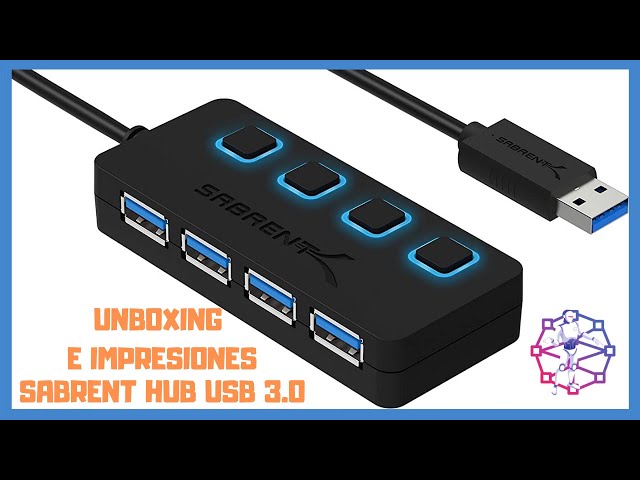 Vídeo relacionado con SABRENT Hub de 7 Puertos y 3 de Carga USB con interruptores de alimentación Individuales y LED | USB 3.0 | Incluye Adaptador de Corriente de 60W 12V/2.4A | para PS5, Xbox, PC, Gaming [HB-B7C3]