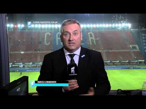 El análisis de Lewandowski. San Lorenzo 3 - Sarmiento 0. Fecha 13. Primera División 2015. FPT.