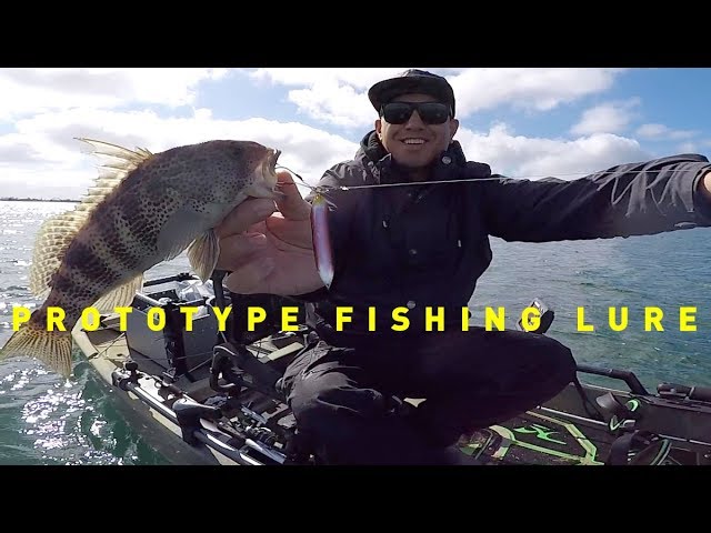 Catching fish on PROTOTYPE fishing lure