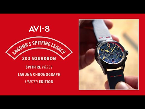 Spitfire P8331 Laguna LE Chronograph | #avi8 #aviation #myavi8 #spitfire #AVI8XLSL