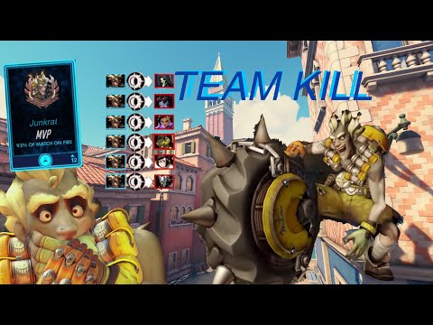Junkrat Rip Tire Compilation - Overwatch