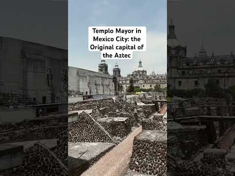 Templo Mayor: The original capital of the Aztecs in Mexico City #tenochtitlan