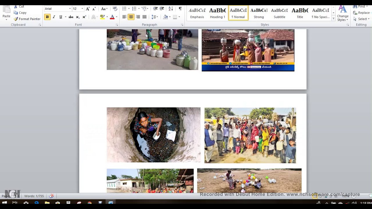 Project Proposal for Accessing Drinking Water to under privileged Tribals and Dalits