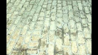 Light Colored Natural Stone Exterior Walkway Staining And Dirt Problems