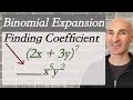 Binomial Expansion Finding Coefficient