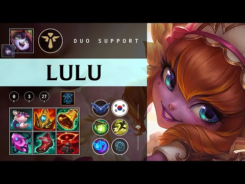 Lulu Support vs Rakan - KR Diamond Patch 26.02