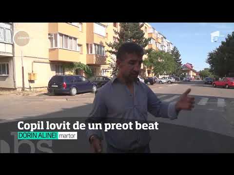 Băut, dar în sutană, un preot din Suceava a dat cu maşina peste un copil de şase ani