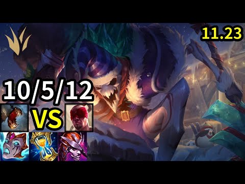 Fiddlesticks Jungle vs Lee Sin - KR Master | Patch 11.23