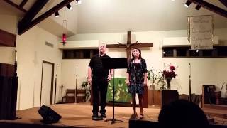 Guemmer and Myers singing La Luna