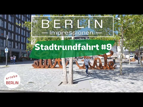 [4K] Berlin Stadtrundfahrt #9 - East Side Gallery - Karl-Marx-Allee - Alexanderplatz