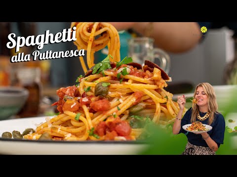 Spaghetti alla Puttanesca | the best Italian recipe | Felicitas Then