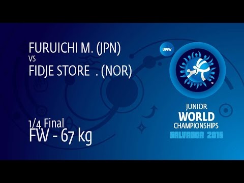 1/4 FW - 67 kg: M. FURUICHI (JPN) df. S. FIDJE STORE (NOR) by TF, 12-2