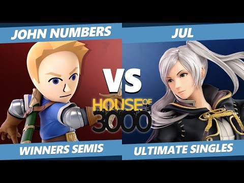 Smash Ultimate Tournament - John Numbers (Mii Sword) Vs. Jul (Robin) SSBU Xeno 155 Winners Semis