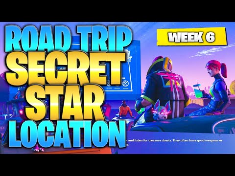 Fortnite Battle Royale Season 5 Week 6 Secret Battlestar Location (“Road Trip” Challenges)