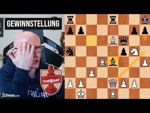 TBG spends ages thinking in a winning position because he wants to calculate all the variations t...