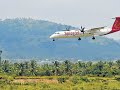Flight landing at Mysore Airport