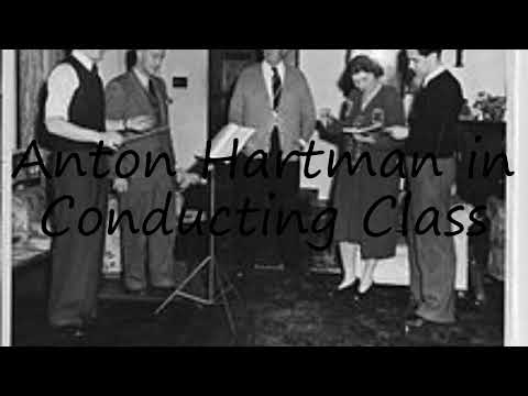 How to pronounce Anton Hartman in Conducting Class in English?