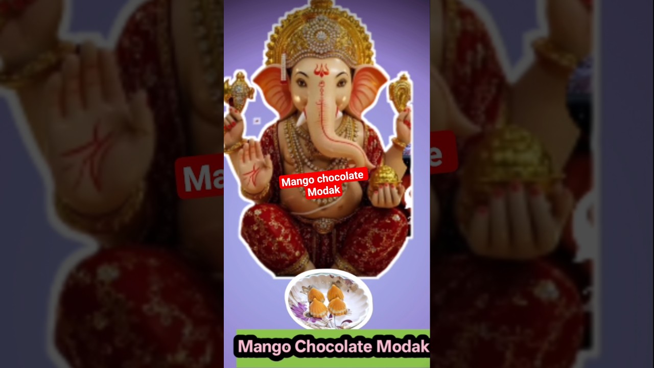 Mango 🥭 Chocolate 🍫 Modak#viral video#short video#shorts#@akilabloch2036#chocolate#Modak#Foodies...