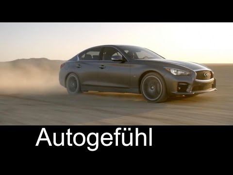 Infiniti Q50 interviews 2.0 turbo, multimedia system review and steer-by-wire assistant explanation