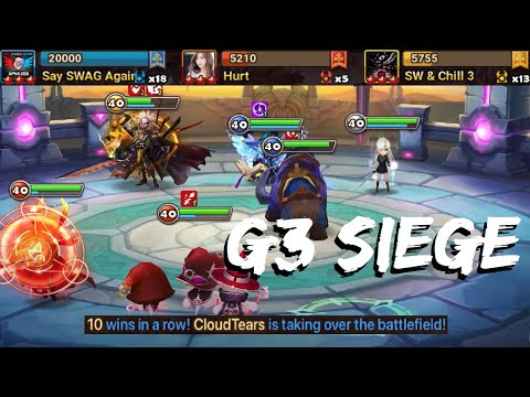 Build your Talc NOW! Say SWAG Again vs. Hurt and SW & Chill 3 (G3 Siege - Summoners War)