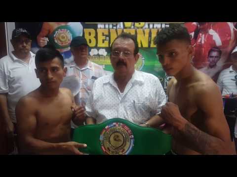 Alvarado-Ruiz y Rosales-Sánchez cumplen con la báscula en Managua