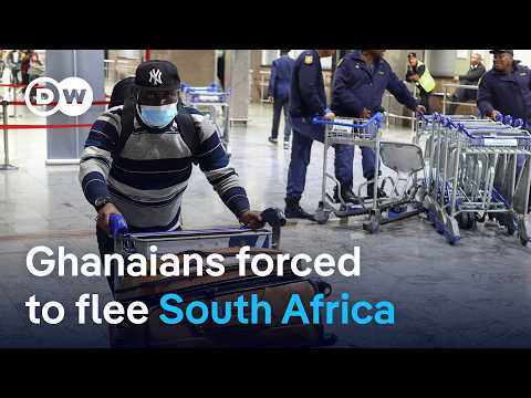Rising xenophobic attacks push Ghanaians out of South Africa | DW News