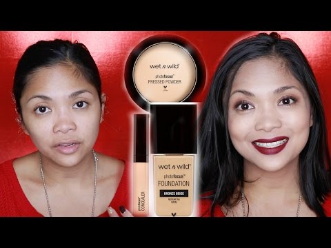 Wet n Wild PhotoFocus Foundation | Pressed Powder and Concealer | Worth The Hype? | Tina Czarina