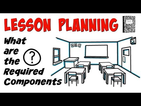 Lesson Planning: What is Required?