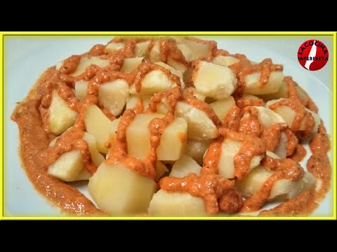 Ensalada de Patatas con Salsa Romesco