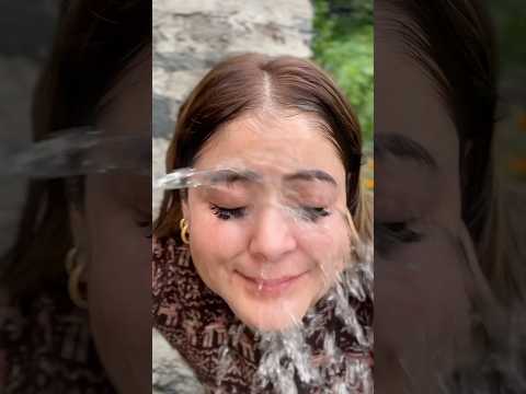 Bahut Thanda Paani ♥️😂🙈 #mountains #lifestyle #beauty