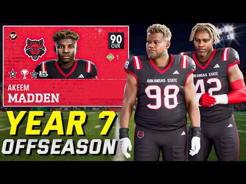 Which Stars Come Back for Another Run? (Year 7 FULL Offseason)| College Football 26 Dynasty | 64