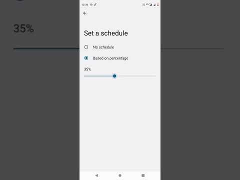 Moto G52 : Set Battery saver based on percentage schedule