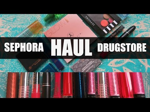 12 NEW Lipsticks??? HUGE Makeup Haul! Sephora Drugstore B&BW | DreaCN Video
