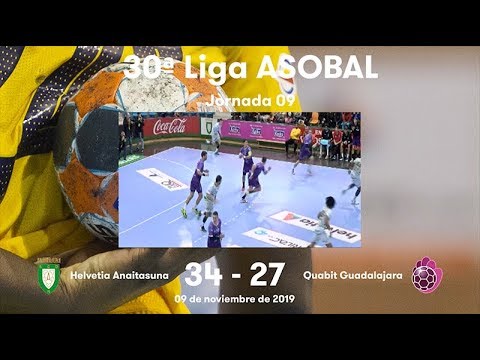 LIGA ASOBAL J09: Helvetia Anaitasuna - Quabit Guadalajara 34-27