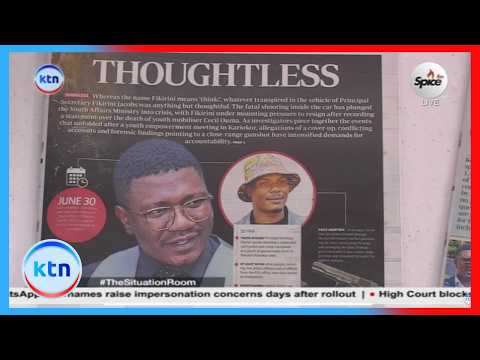 In the dailies: 'Thoughtless' Fikirini Jacobs records statement after fatal shooting