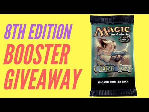 MTG Eigh Edition Core Set Booster Pack Open & Giveaway