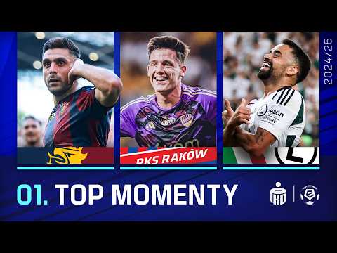 WSZYSTKIE GOLE 1. KOLEJKI! | TOP MOMENTY | EKSTRAKLASA 2024/25