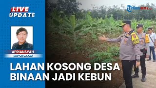 Dukung Program Ketahanan Pangan, Anggota Bhabinkamtibnas Ubah Lahan Kosong Jadi Kebun Buah dan Sayur